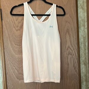 Under Armour White Sleeveless Tank Top